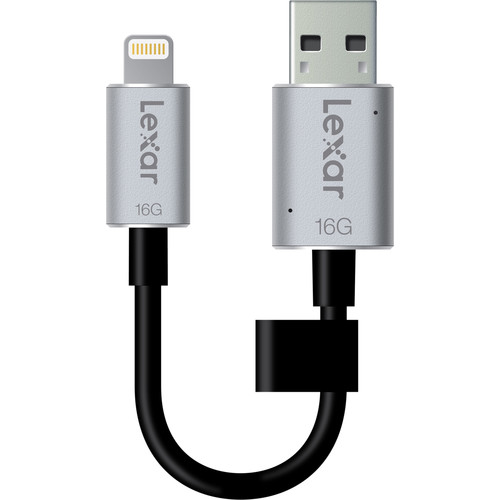 Lexar 16GB JumpDrive C20i Lightning to USB 3.0 Cable with Built-In Flash Drive