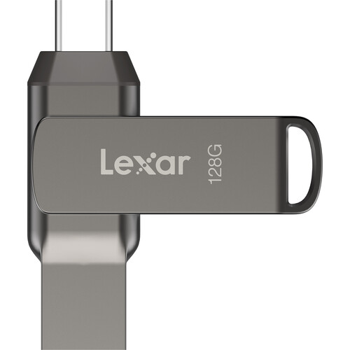 Lexar 128GB JumpDrive Dual Drive D400 USB 3.2 Gen 1 Flash Drive (USB-C / USB-A)
