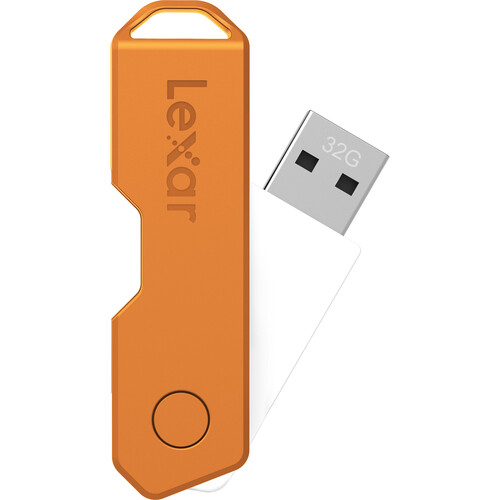 Lexar 32GB JumpDrive TwistTurn2 USB Flash Drive (Orange)