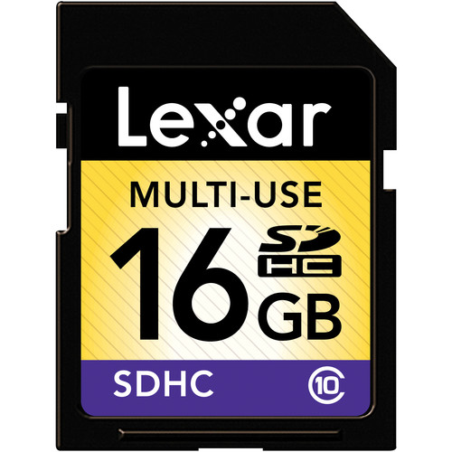 Lexar 16GB Multi-Use SDHC Memory Card (Class 10) LSD16GABNLC10