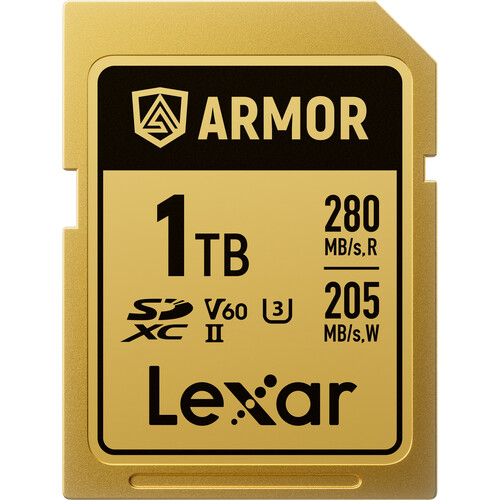 Lexar 1TB ARMOR GOLD UHS-II SDXC Memory Card