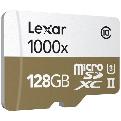 Lexar 128GB Professional 1000x microSDXC UHS-II Memory Card with USB 3.0 Card Reader