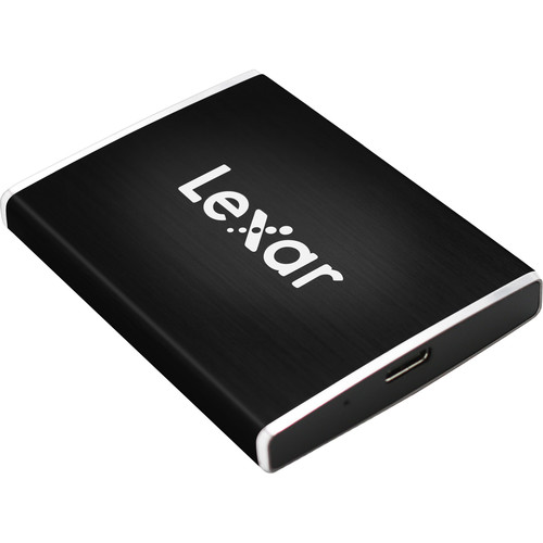 Lexar 500GB SL100 Pro USB 3.1 Portable SSD LSL100P-500RBNA B&H