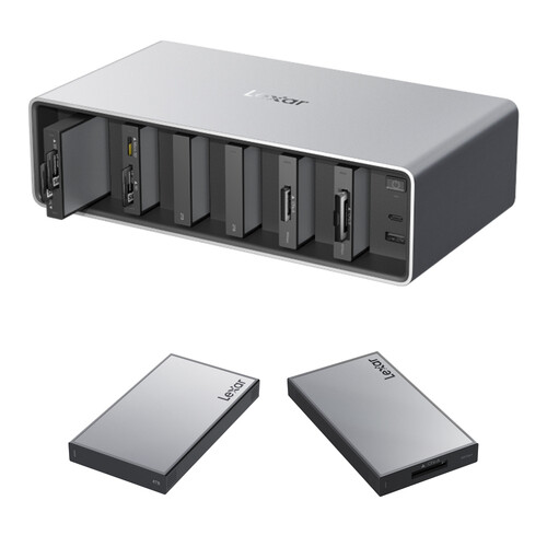 Lexar Professional Workflow Docking Station with 4TB SSD and CFexpress 4.0 Type A Card Reader