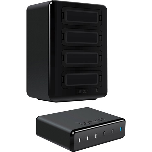 Lexar Professional Workflow HR1 Hub with 512GB Data Storage Kit