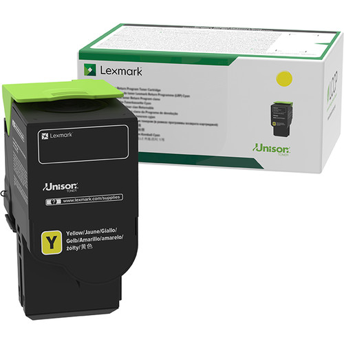 Lexmark C2310Y0 Yellow Return Program Toner Cartridge for Select Color Laser Printers