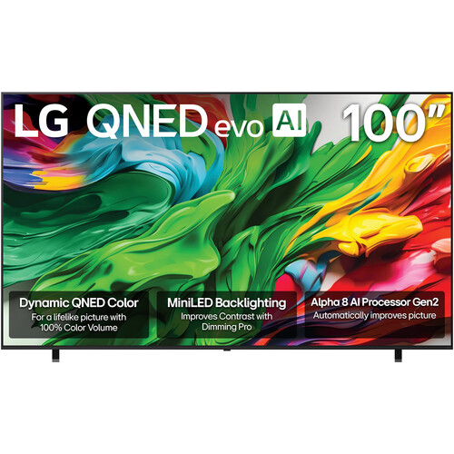 LG QNED evo AI QNED85A 100" 4K HDR Smart Mini-LED TV