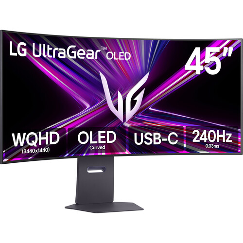 LG UltraGear OLED 45GX900A-B 44.5" 1440p HDR 240 Hz Curved Ultrawide Gaming Monitor