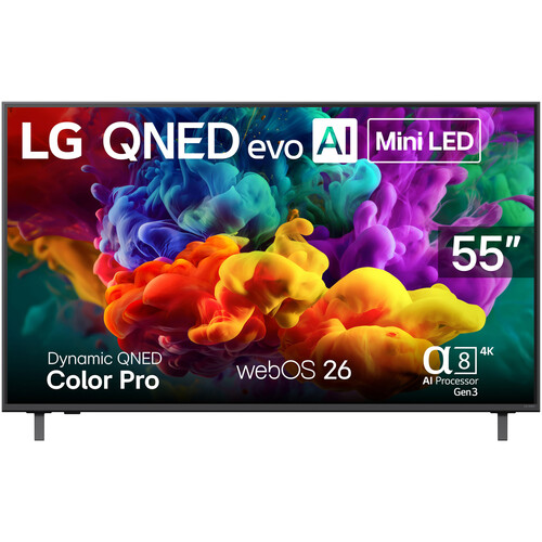 LG QNED84B QNED evo AI 55" 4K HDR Smart Mini-LED TV
