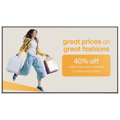 LG UV5N-E 65" UHD 4K Commercial Monitor with BrightSignOS