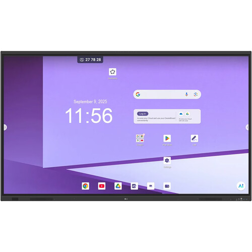 LG 75TR3DQ-B CreateBoard 75" UHD 4K Touchscreen Commercial Monitor
