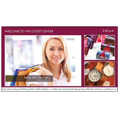 LG 55" 55WV70BS-B IPS Direct LED Super Narrow Bezel Video Wall