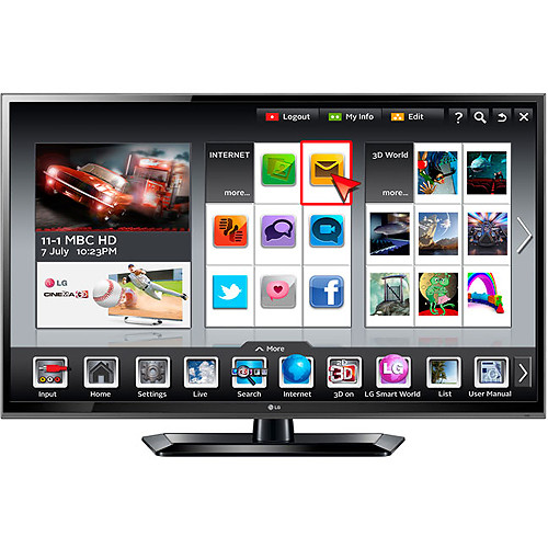 LG 55LS579C 55" LED Prosumer Widescreen Smart HDTV (Glossy Black)