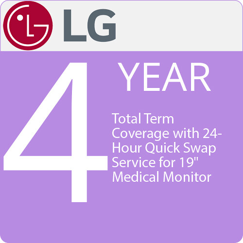 LG ExtendedCare 1-Year Extended Service Plan with Quick Swap for 19" Medical Monitors