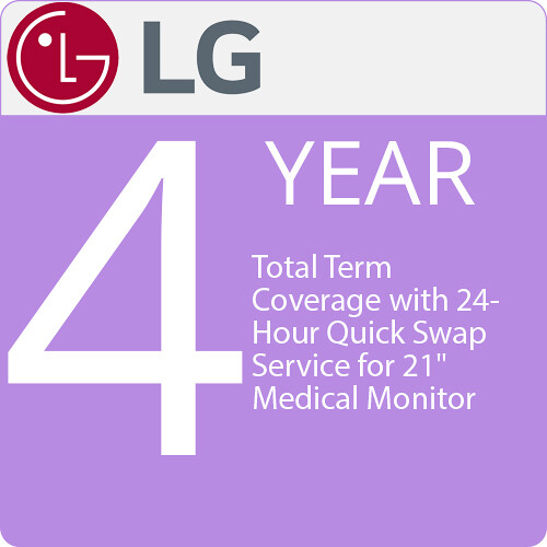 LG ExtendedCare 1-Year Extended Service Plan with Quick Swap for 21" Medical Monitors