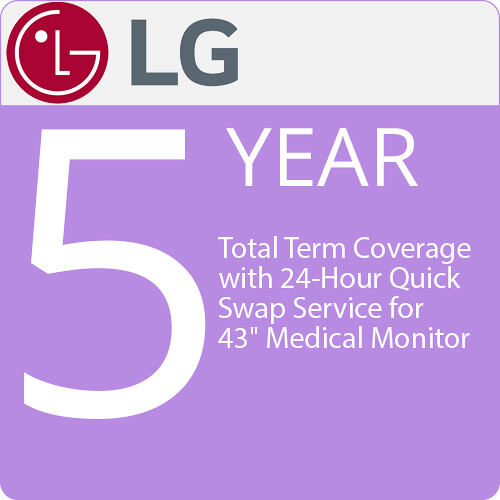 LG ExtendedCare 2-Year Extended Service Plan with Quick Swap for 43" Signage Monitors