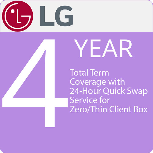 LG 4-Year Total Term Coverage with 24-Hour Quick Swap Service for Zero/Thin Client Box
