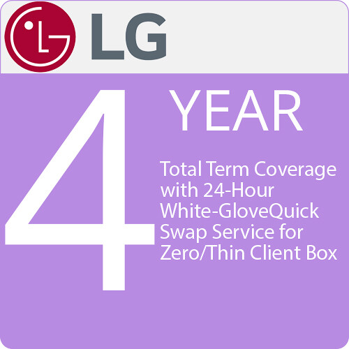 LG 4-Year Total Term Coverage with 24-Hour White-Glove Quick Swap Service for Zero/Thin Client Box