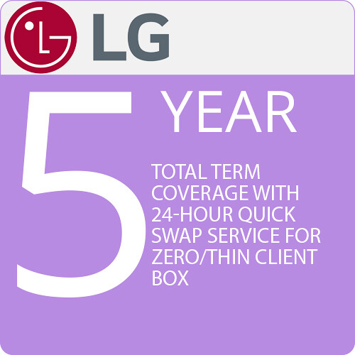 LG 5-Year Total Term Coverage with 24-Hour Quick Swap Service for Zero/Thin Client Box