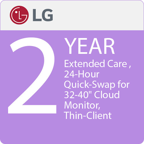 LG 32-40" Cloud Monitor, Thin-Client (2-Year Extended Care, 24-Hour Quick-Swap)