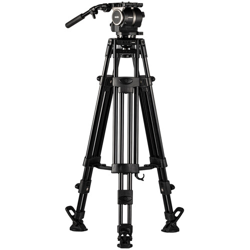 Libec GS-850M Tripod System with GH85 Head, Mid-Level Spreader, Rubber Feet & Case