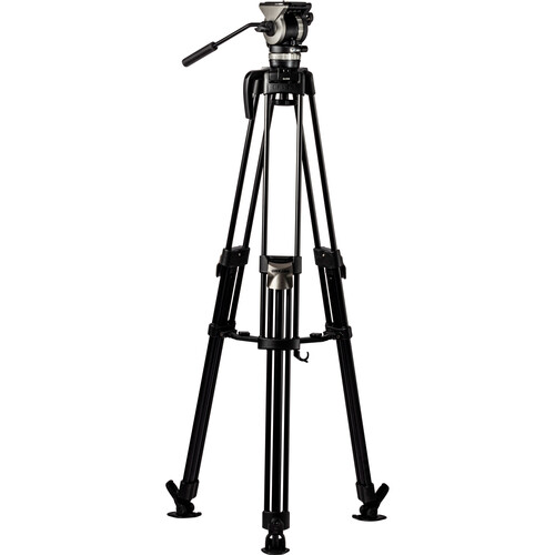 Libec NX-300MQ Tripod System with N30 Head, Mid-Level Spreader, Rubber Feet & Case