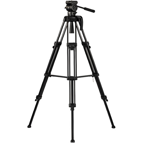 Libec TH-650X Video Tripod System with Mid-Level Spreader (65mm Ball)