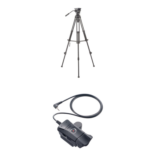 Libec Tripod, Head & LANC Zoom/Focus Controller Kit for Sony/Canon Cameras
