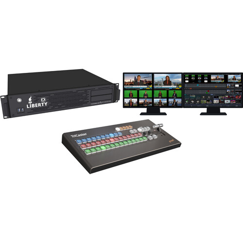 Liberty X Live Broadcast Workstation with TriCaster Mini Control Surface + Mini S Software Bundle