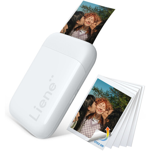 Liene Pearl K100 2 x 3" Photo Printer with ZINK Photo Paper (10 Sheets, White)