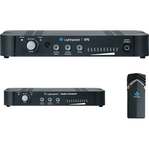 Lightspeed 975 Instructional Audio System with Flexmike & Media Connector