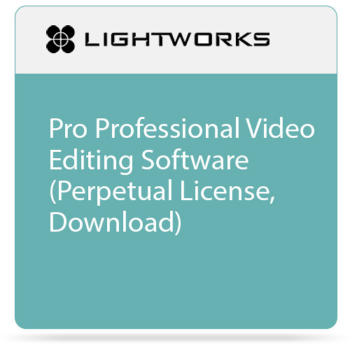 Lightworks Pro Professional Video Editing Software (Perpetual License, Download)