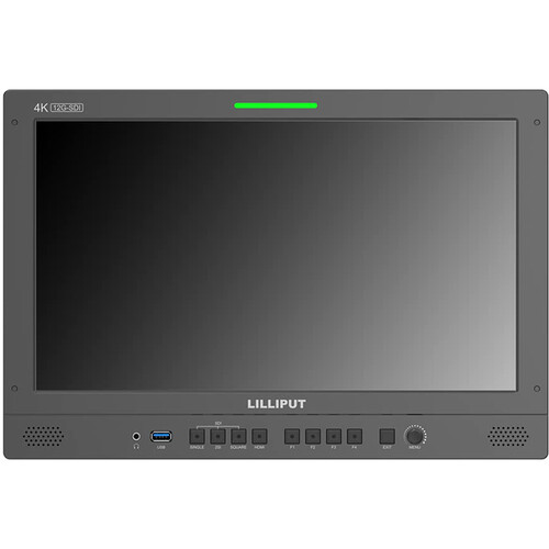 Lilliput 15.6" 12G-SDI/HDMI Broadcast Studio Monitor with Carry Case (Gold Mount)