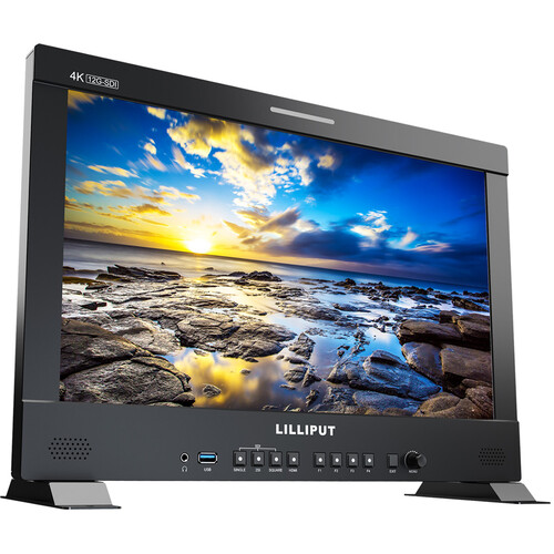 Lilliput Q18 17.3" 12G-SDI/HDMI Broadcast Studio Monitor (Gold Mount)