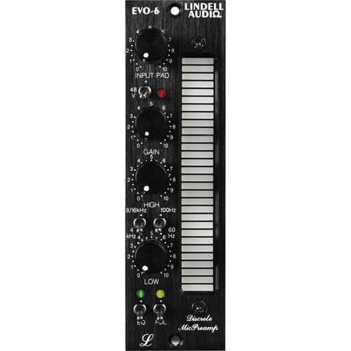 Lindell Audio EVO-6 500 Series Discrete Microphone Preamp