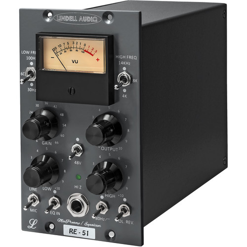 Lindell Audio RE-51 Retro 500 Series Microphone Preamp and EQ Module