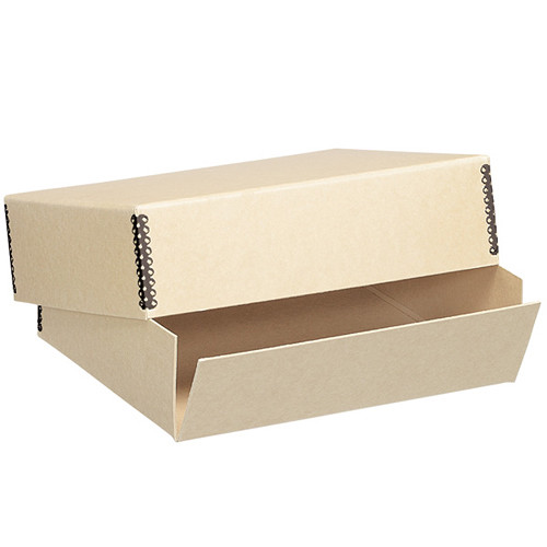 Lineco Drop-Front Archival Box (17.5 x 22.5 x 1.5", Tan)