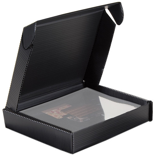 Lineco Polypropylene Clamshell Storage Box for 4 x 5" Photos (1" Inner Depth)
