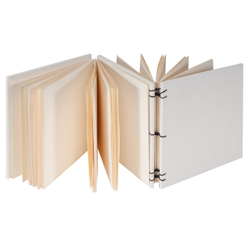 Lineco Dos-a-Dos Coptic Journal Kit with Ivory Pages (Blank Cover, 4.25 x 4.25")