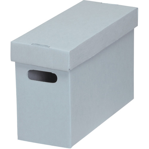 Lineco Ready-To-Assemble Corrugated Bulk Storage Cartons (Blue/Gray, 5-Pack)