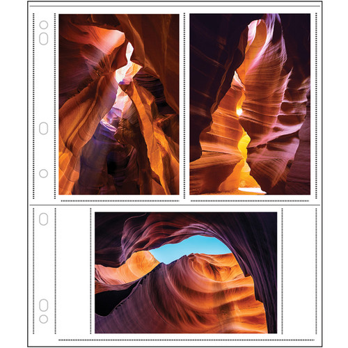 Lineco Polypropylene Photo Album Pages (4 x 6", 100-Pack)