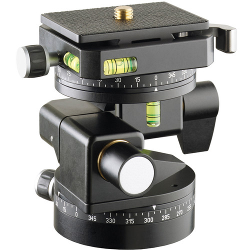 Linhof 3D Leveling Head II with Quickfix I Adapter 3665 B&H
