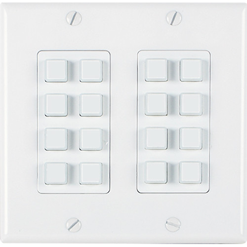 Link Bridge 16-Button Wall Plate Ethernet Controller for ICP