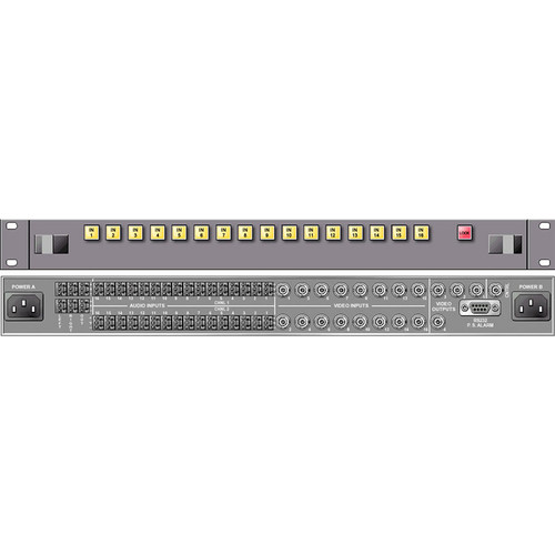 Link Electronics 16 x 1 Analog Video Routing Switcher