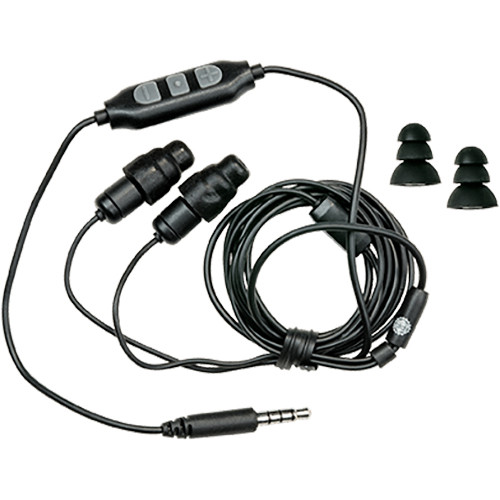 Listen Technologies Headset 6 Protective Ear Buds with Mic
