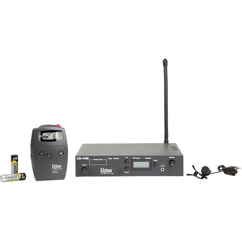 Listen Technologies Wireless RF Microphone System (72 MHz)