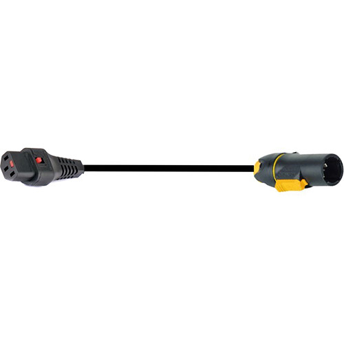 Litepanels Locking IEC to powerCON Cable Adapter for Gemini 1x1 LED Panel (17')
