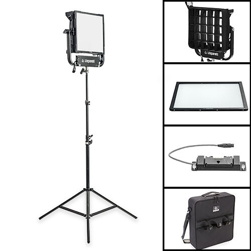 Litepanels Gemini 1x1 Soft Pro Kit (US Cable, Gold-Mount)