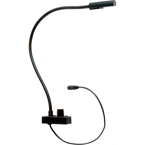 Littlite L-18-LED-Blue Gooseneck LED Lampset with Power Supply (18", Blue/White Light)