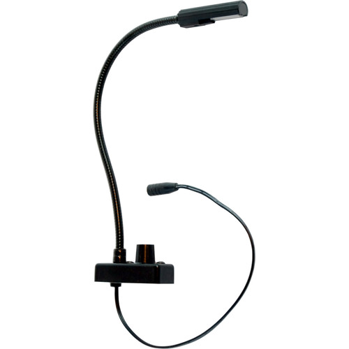 Littlite L-12-LED-Blue Gooseneck LED Lampset with Power Supply (12", Blue/White Light)
